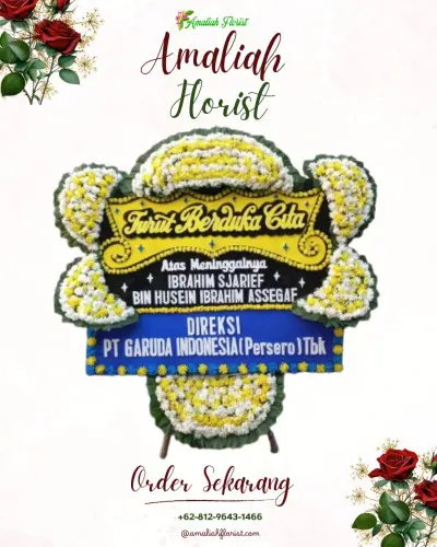 Papan Bunga Duka di Ngampin