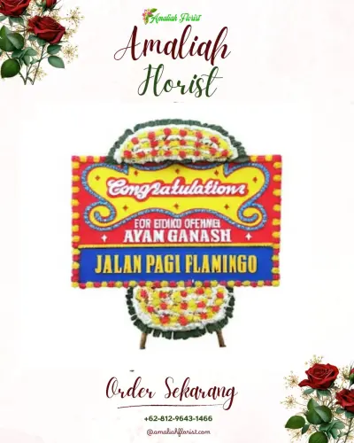 Bunga Papan Congratulation di Ngampin